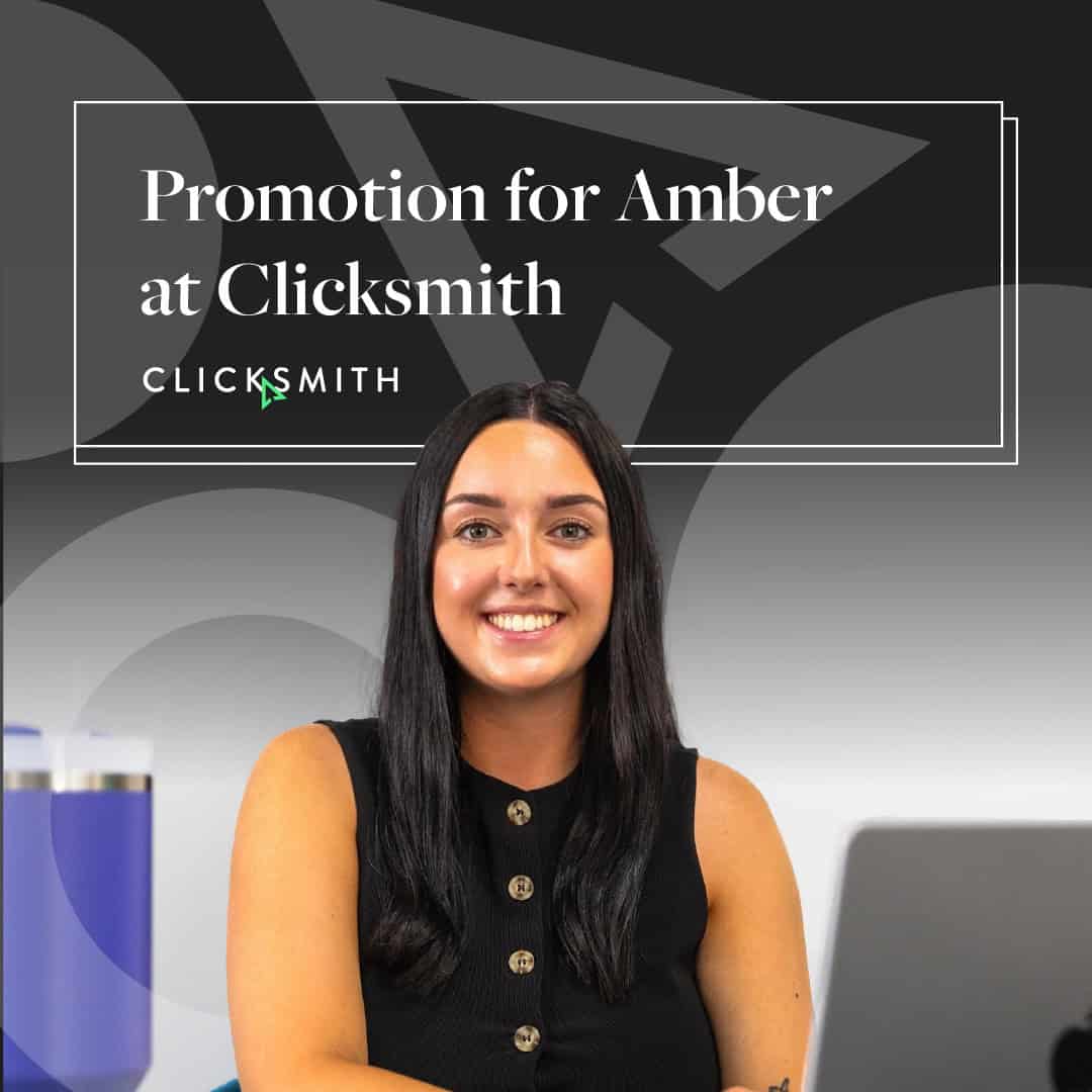 Promotion at Clicksmith for Amber | Clicksmith | Guernsey